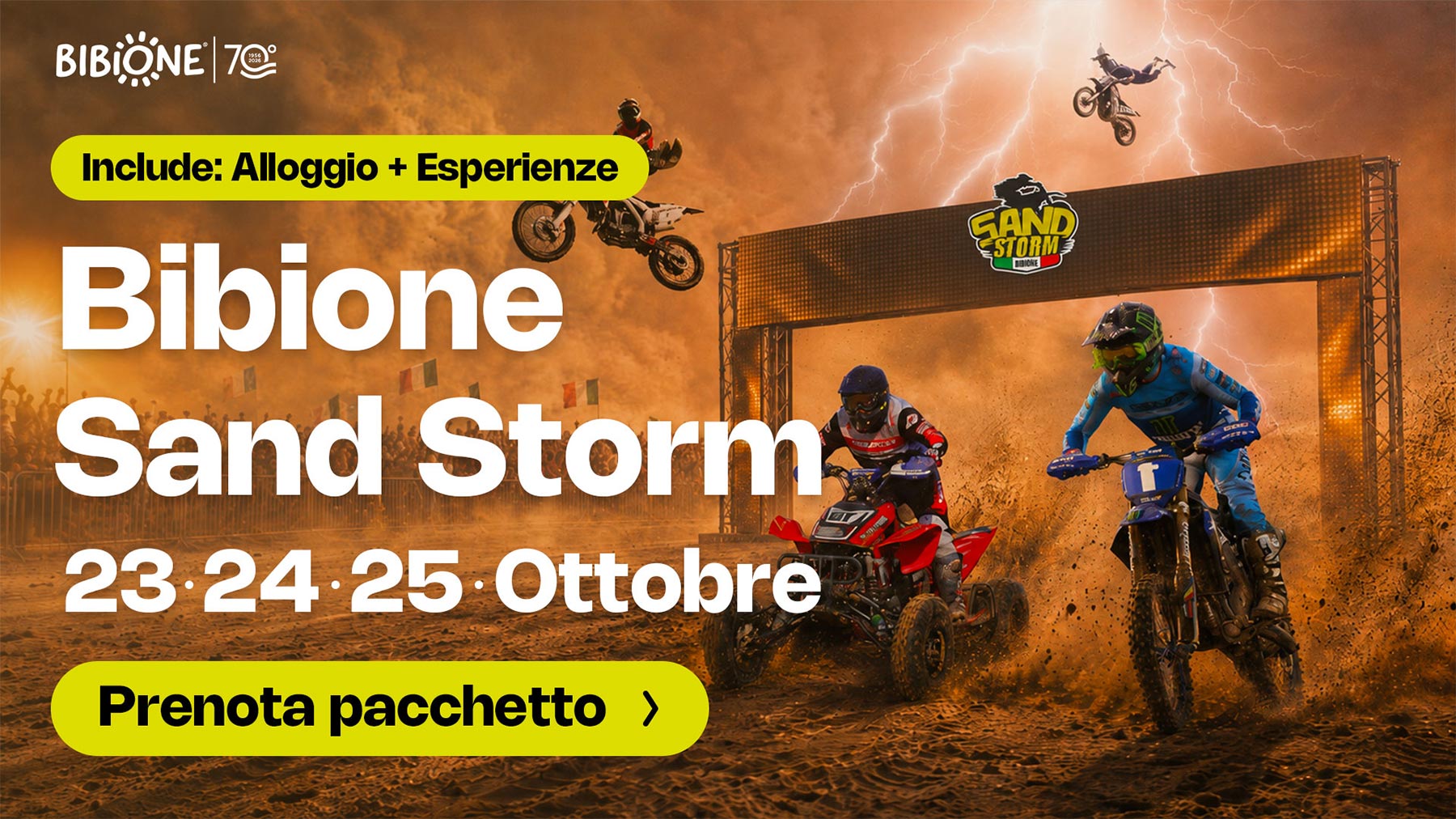 Pacchetto Bibione Sand Storm 2026
