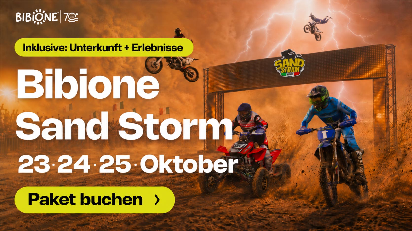 Bibione Sand Storm 2026 Paket