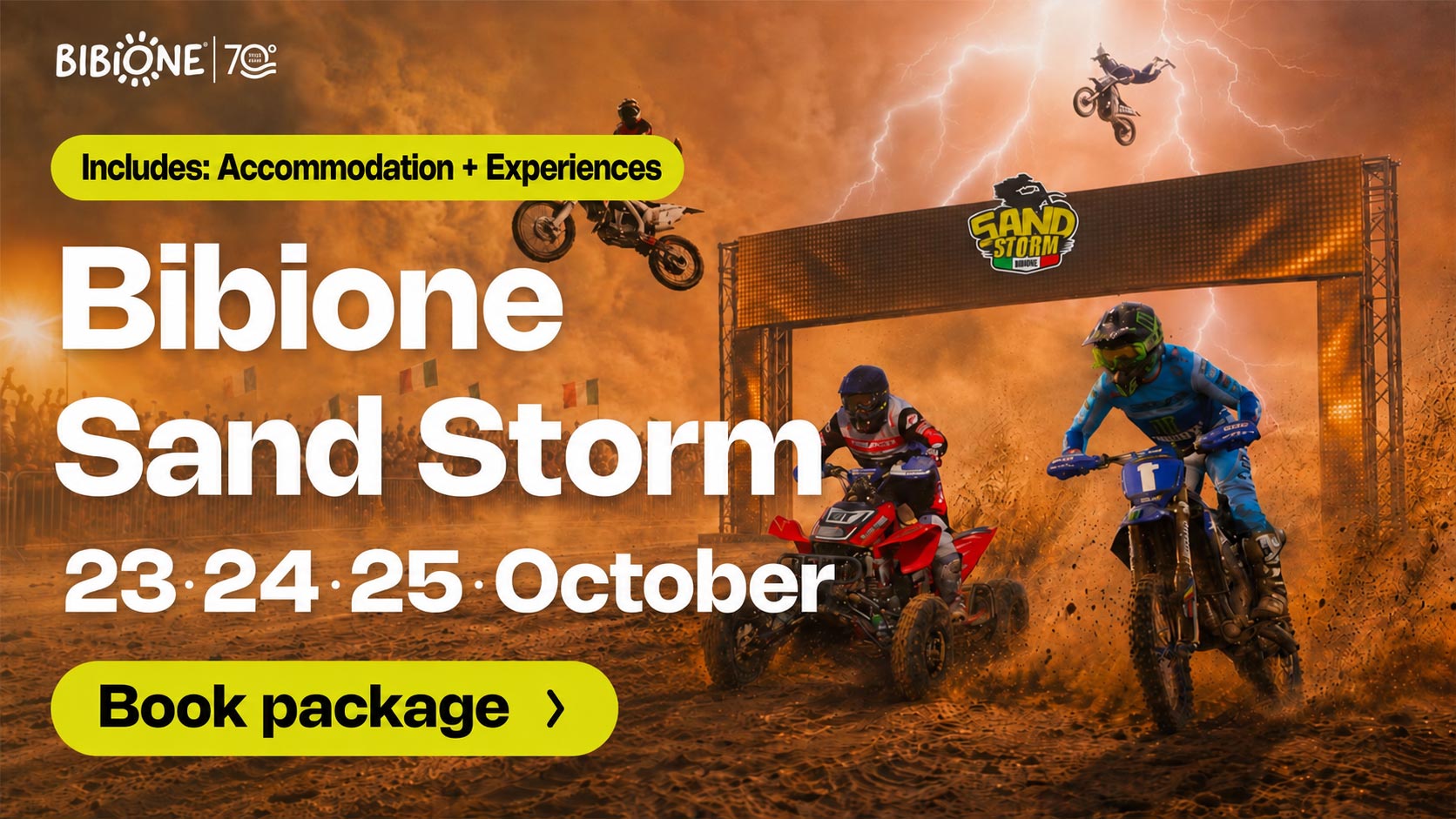 Bibione Sand Storm 2026 package